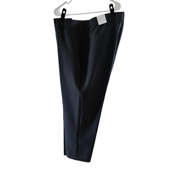 Talbots Womens Black Straight Leg Dress Pants Stretch Comfort Size 16 NEW - Picture 4 of 12